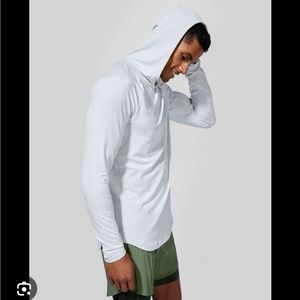 Lululemon x Barry’s dry sense hoodie heatherd vapor